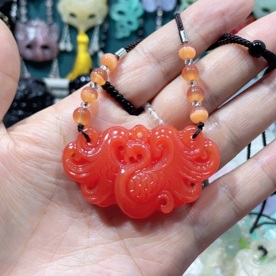 【闪购商品】未镶嵌岫玉颈饰10吊坠