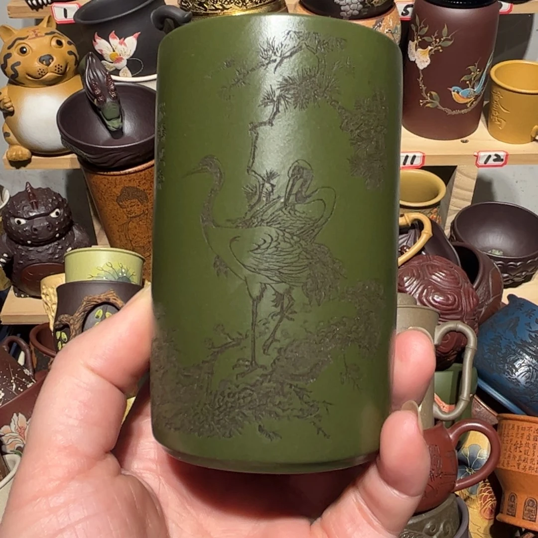 紫砂茶杯宜兴紫砂主人杯