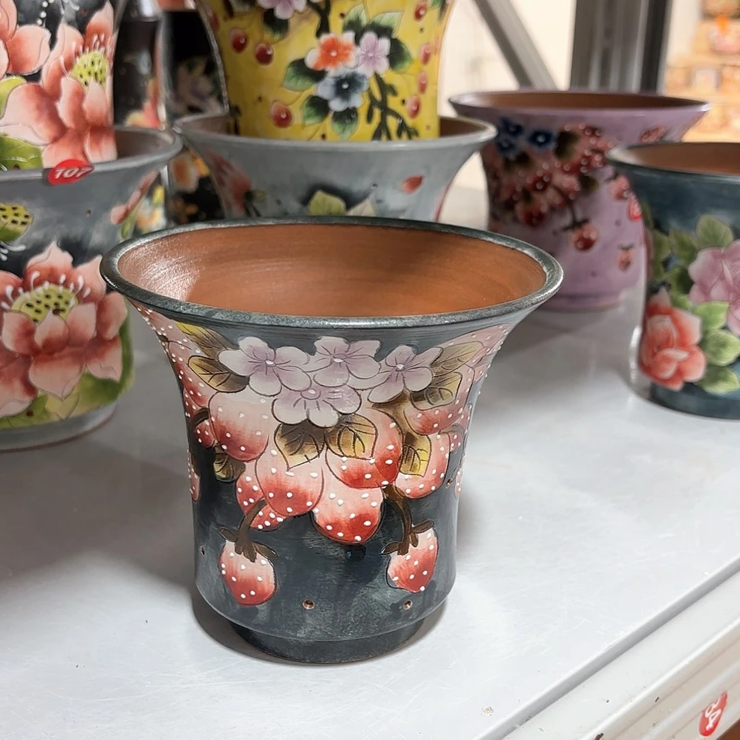 紫砂花盆*️****手工花盆默认微瑕