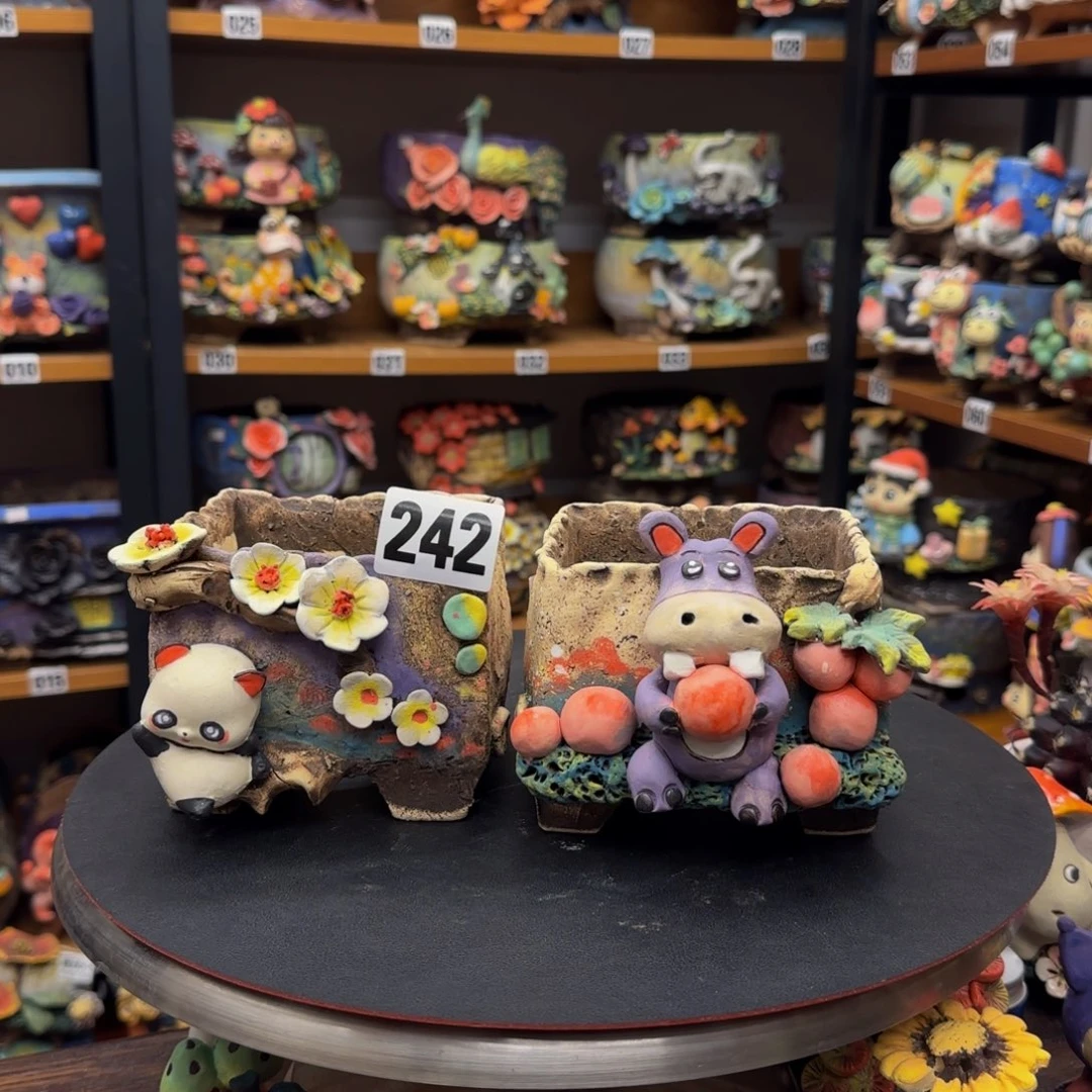 【闪购商品】粗陶手捏