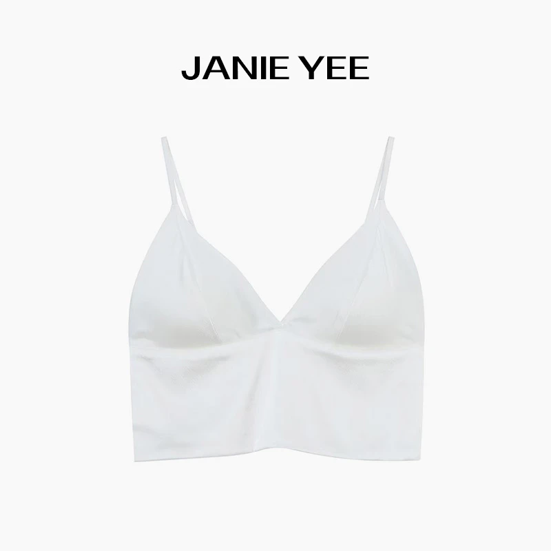 Janie Yee"蚕丝背心" 百搭100桑蚕丝真丝显瘦吊带内搭美背25A0086