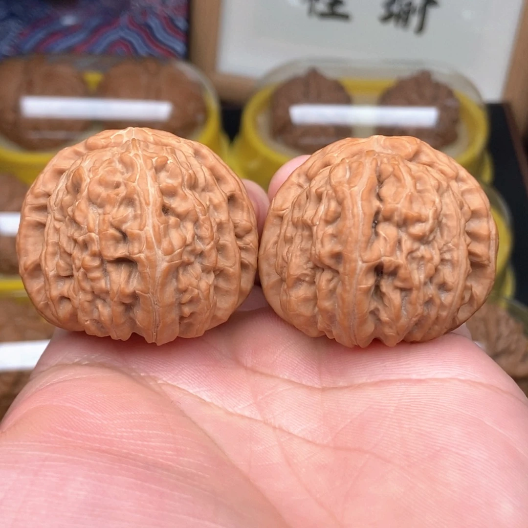 把件文玩核桃40球白