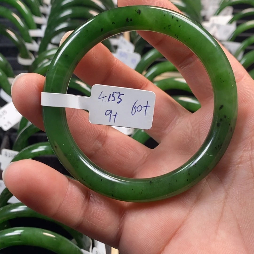 和田玉（碧玉）未镶嵌手镯60