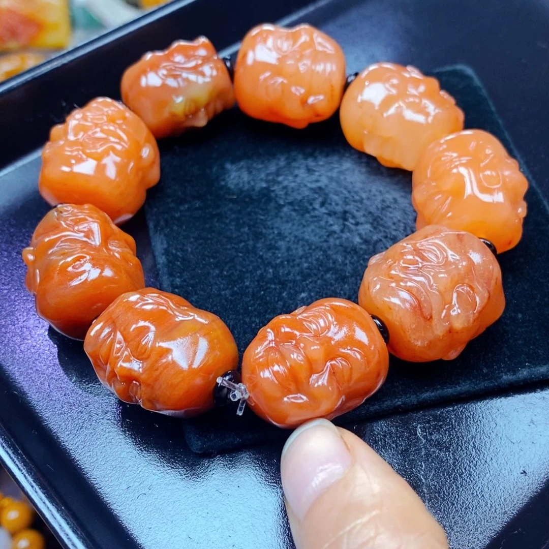 未镶嵌石英质玉（黄龙玉）吊坠(不含链)