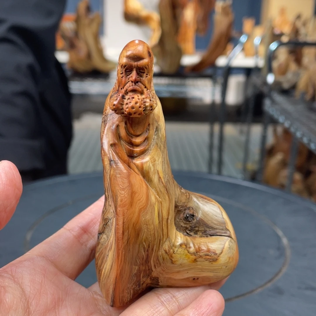 柏木（崖柏）手把件