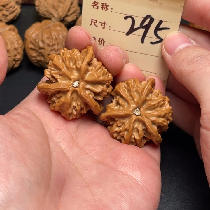 文玩核桃把件三棱39尺以打底295