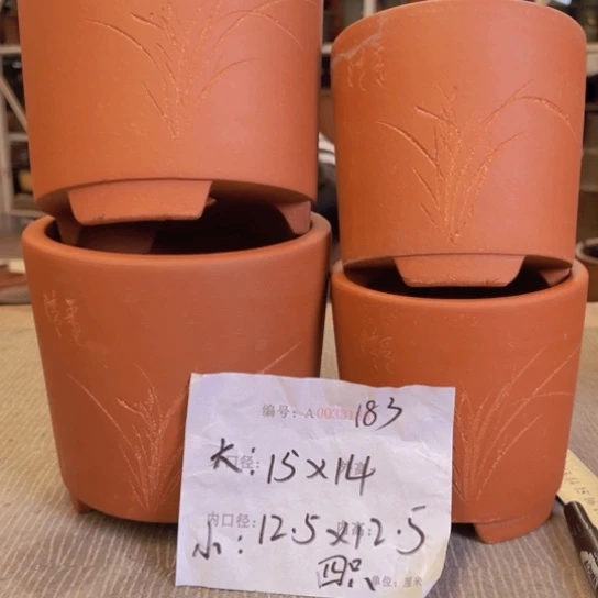 紫砂花盆紫紫砂盆