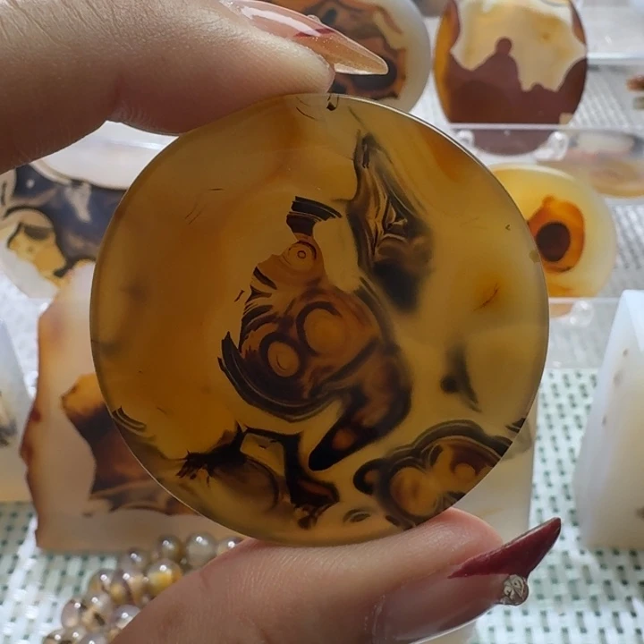 玛瑙/玉髓未镶嵌项链