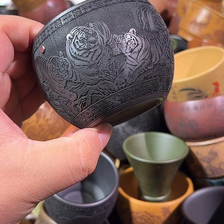 茶杯紫砂全手工紫砂主人杯