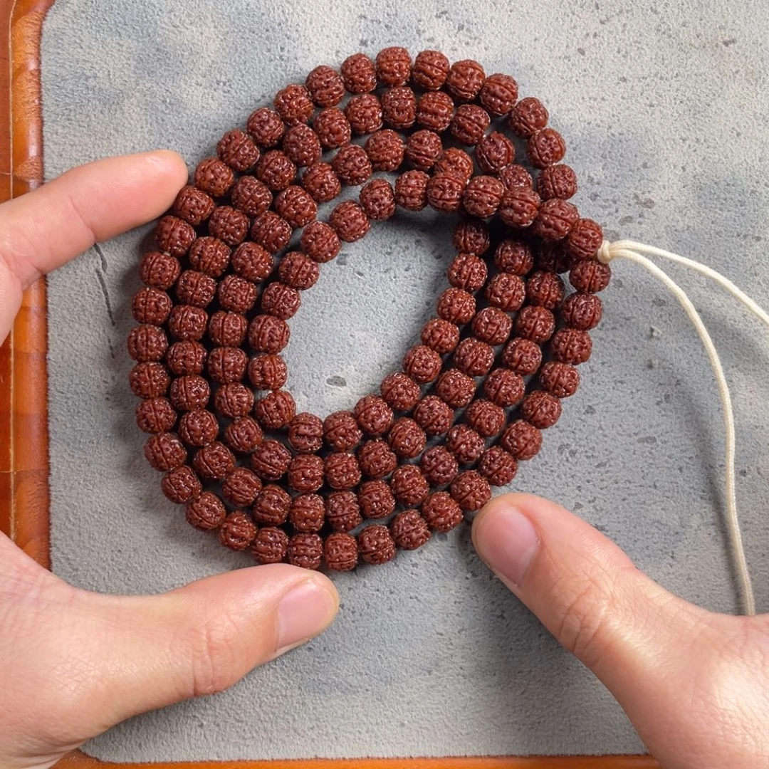 吊坠金刚菩提原桩五星盘龙108尺寸9.0