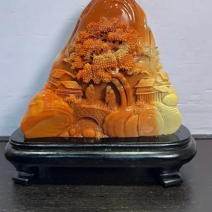 光***6寿山石寿山石摆件精品