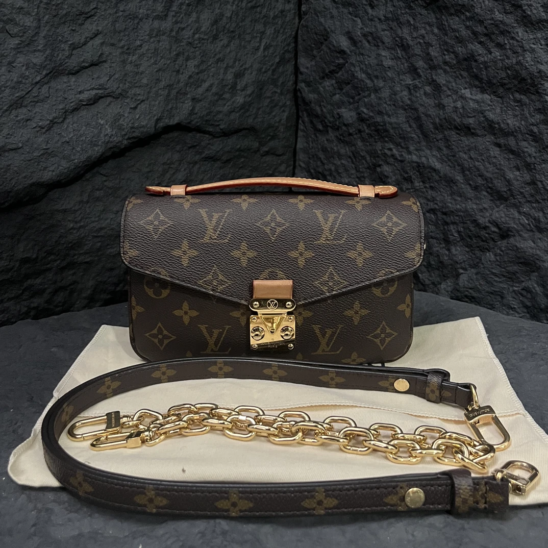 99新 LouisVuitton/路易威登 LV路易威登PochetteMetis邮差包mini