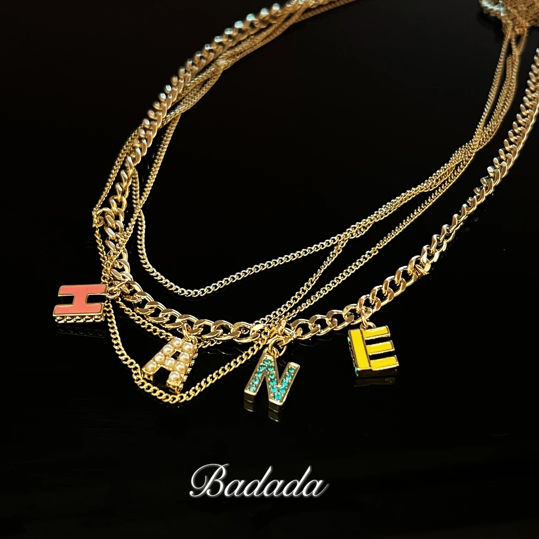 铜合金项链 【C8036】轻奢女士气质精致高定项链