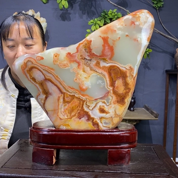 石材精品古青石摆件