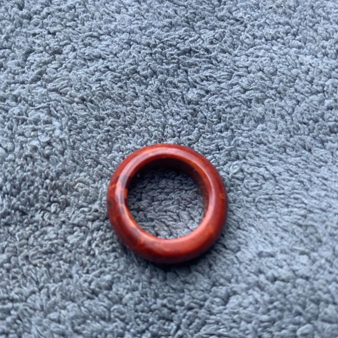 职***手南红玛瑙未镶嵌原矿包浆跑环
