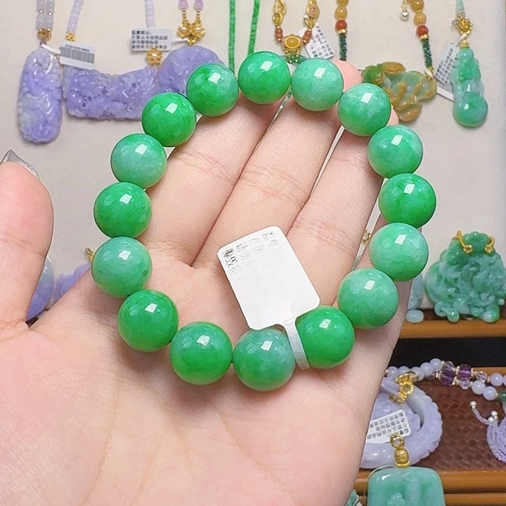未镶嵌手链翡翠手串