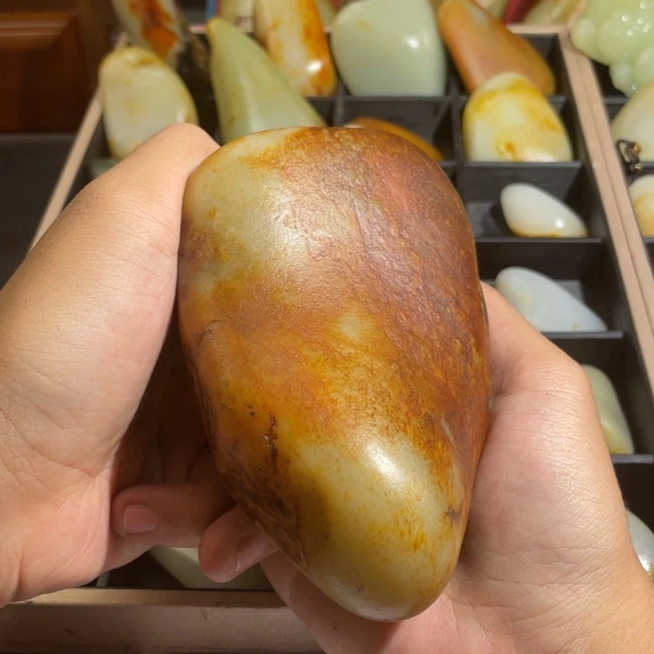 和田玉未镶嵌挂件你**天