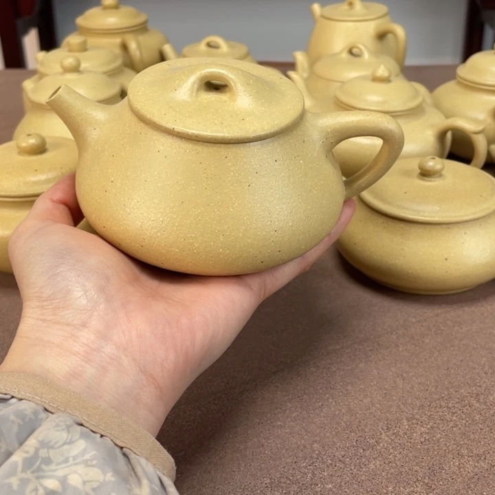 本山绿泥茶壶石瓢260毫升