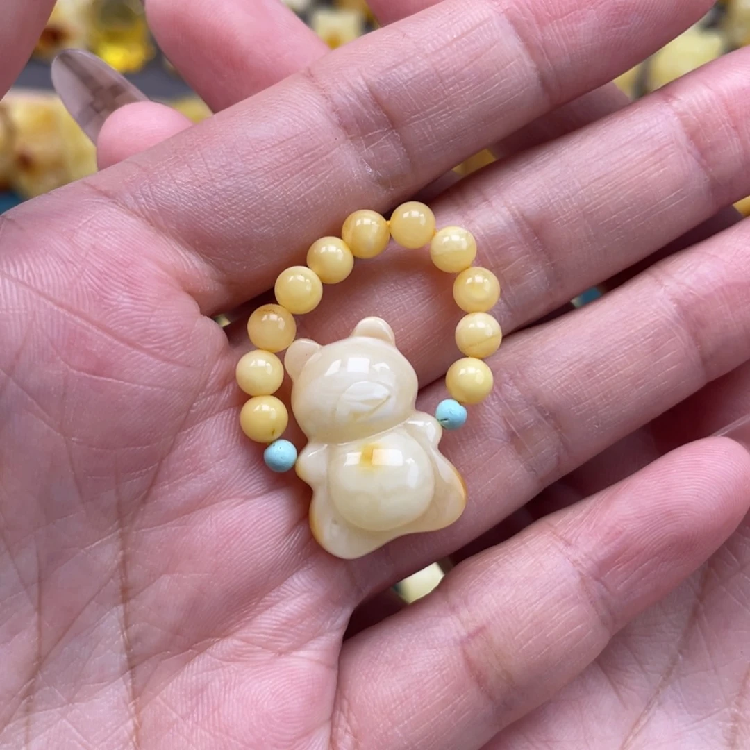 裸石琥珀未镶嵌蜜蜡