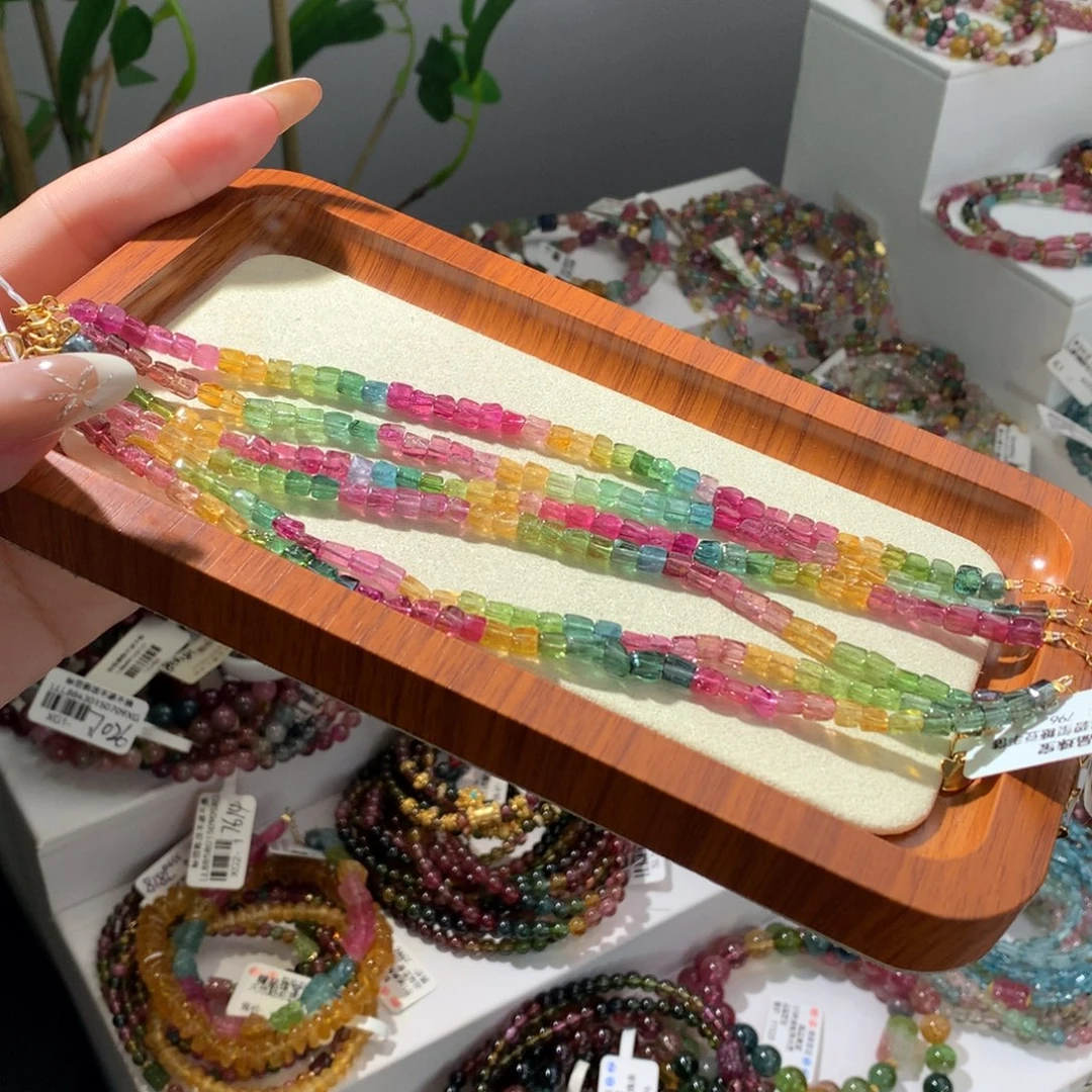 人鱼手串未镶嵌碧玺多样性发其一