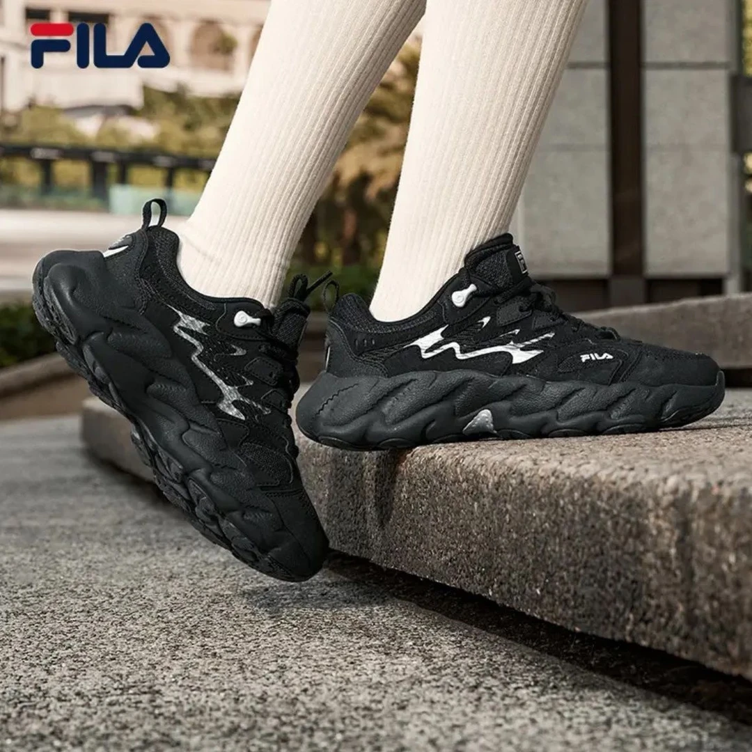FILA斐乐蕨草鞋2代男女老爹鞋2025春季新款厚底运动鞋休闲鞋