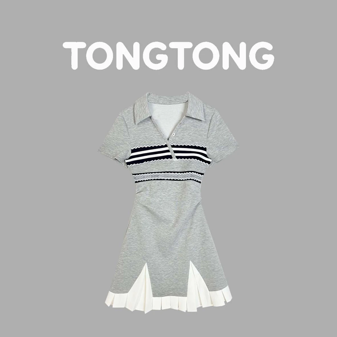 【桐桐】时尚显瘦气质轻奢百搭修身潮流连衣裙GGZ-132