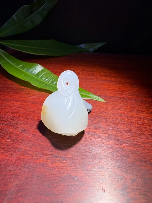 新疆和田玉莲蓬手工