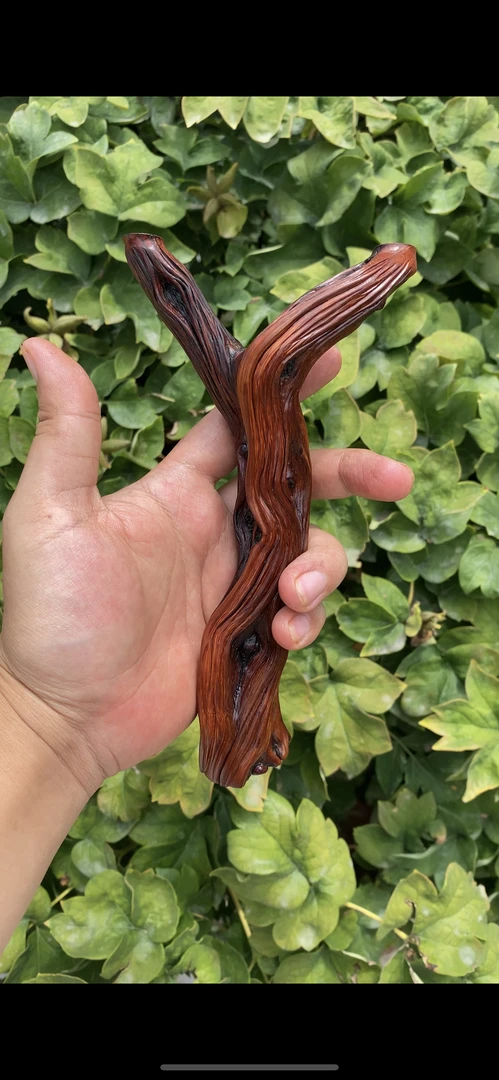 精品火琉璃叉子摆件一物一拍