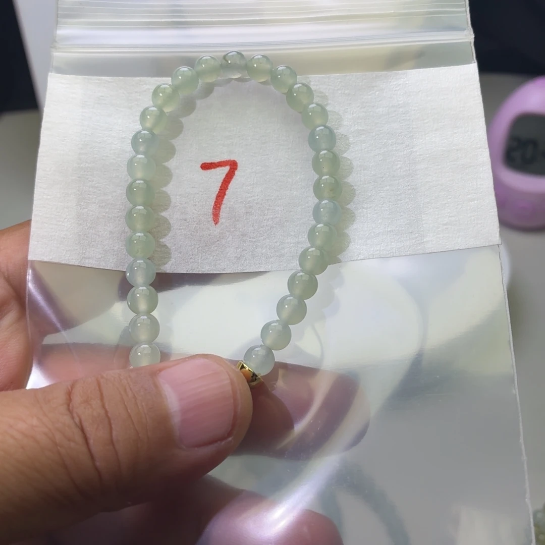 定制翡翠未镶嵌翡翠珠链