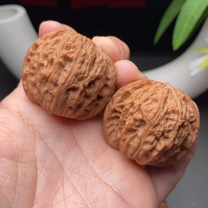 文玩核桃把件磨盘40