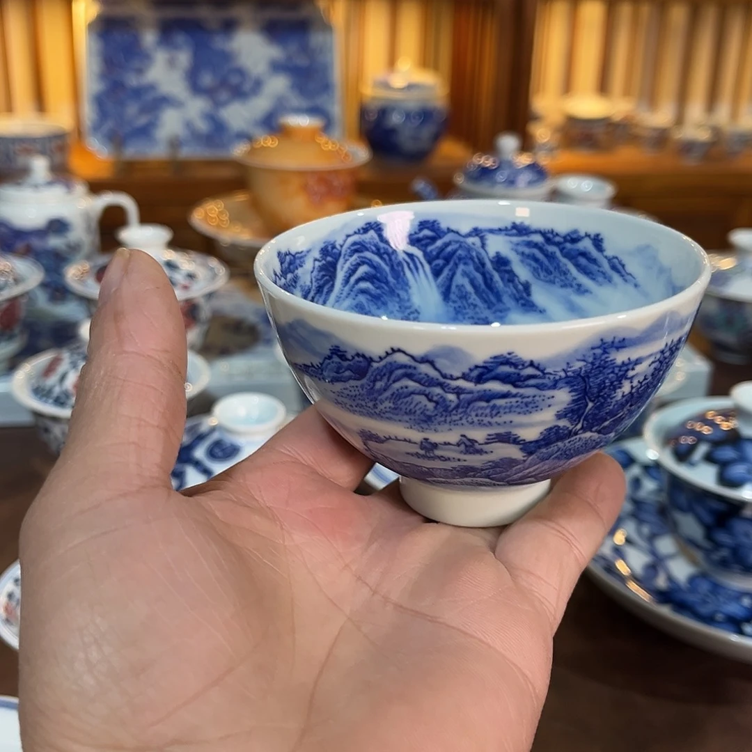 錡镇堂手工手绘绘杯