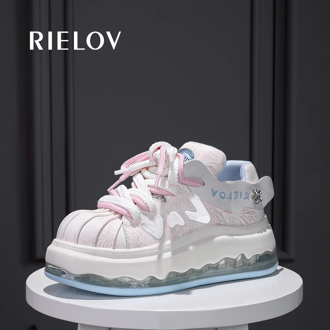【RIELOV现货●琉璃糖】增高6cm时尚潮流百搭女士休闲鞋55177