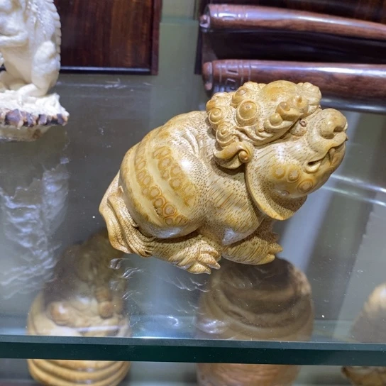 竹觀**會工艺手把摆件竹雕开播福利