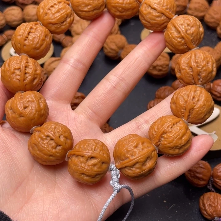 文玩核桃把件和尚头21