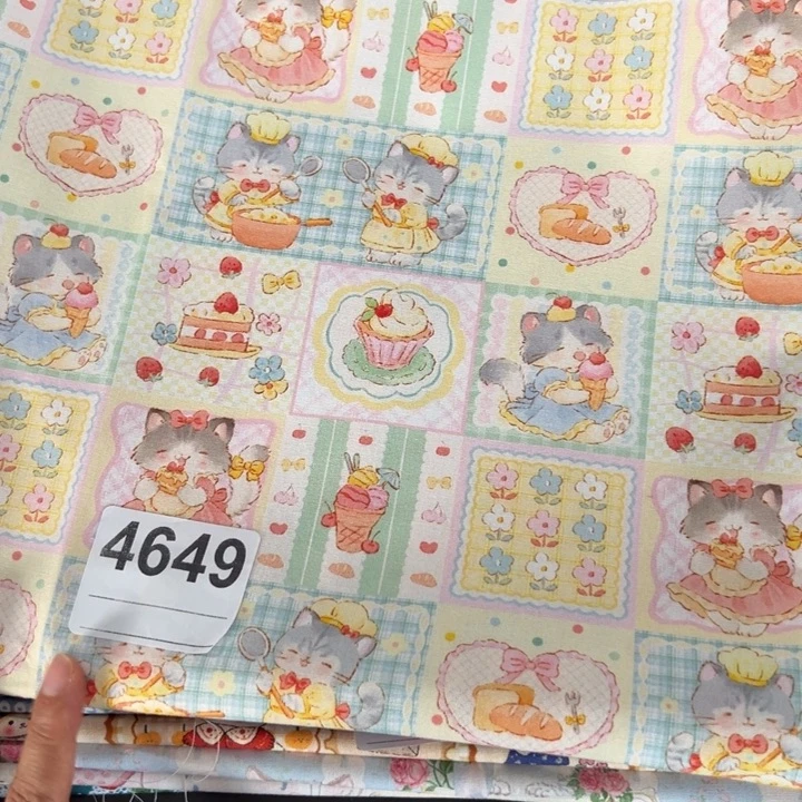 棉一米价纯棉平布1.1宽果子布艺41