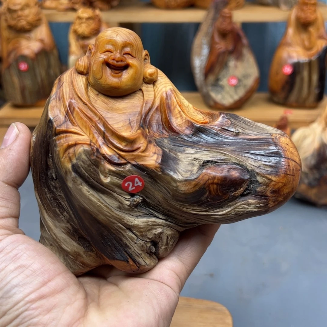 皇***静木崖柏木摆件手把件