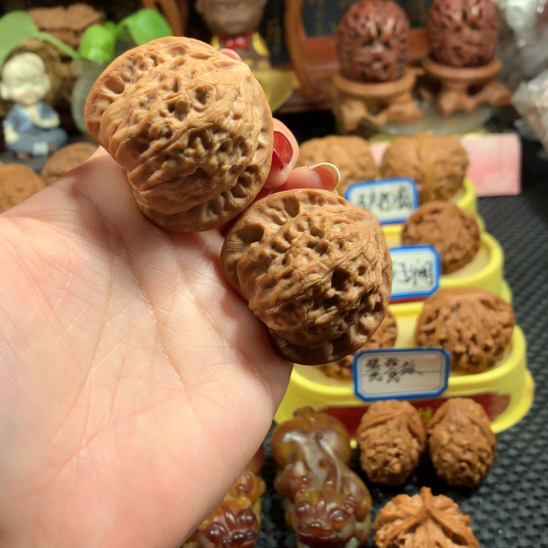 文玩核桃把件老款公子帽