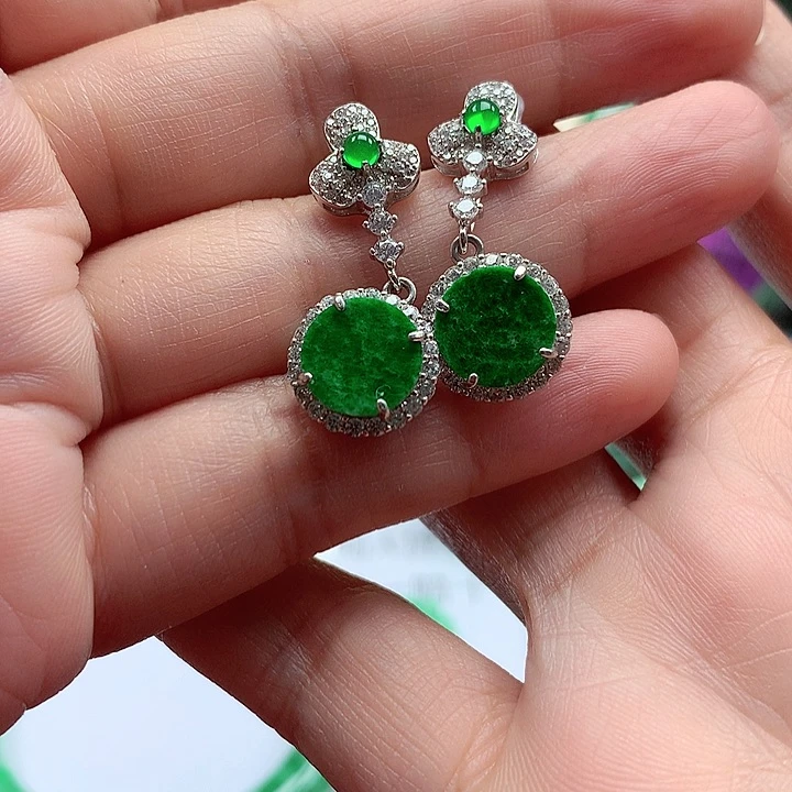 颈饰银S925镶嵌翡翠翡翠