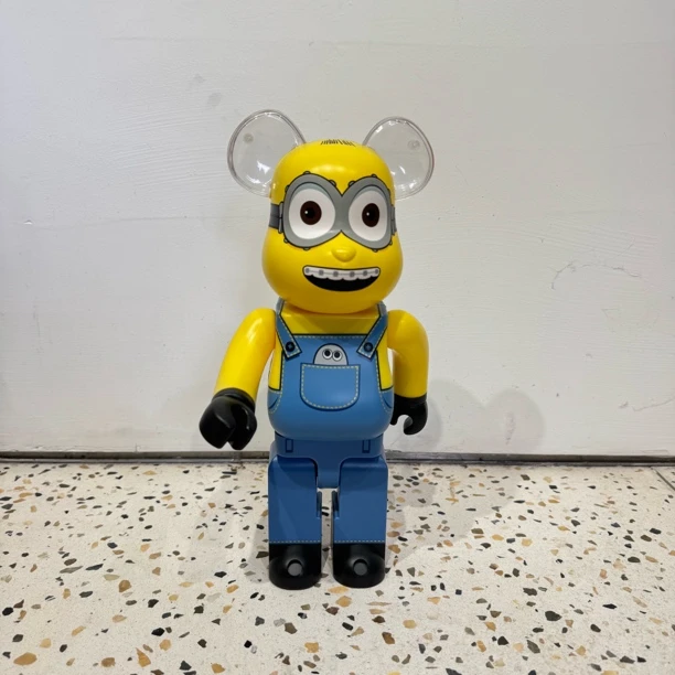 Bearbrick玩具 神偷奶爸小黄人 鲍勃 400%