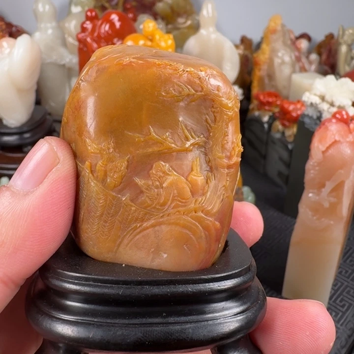 寿山石寿山石鹿目