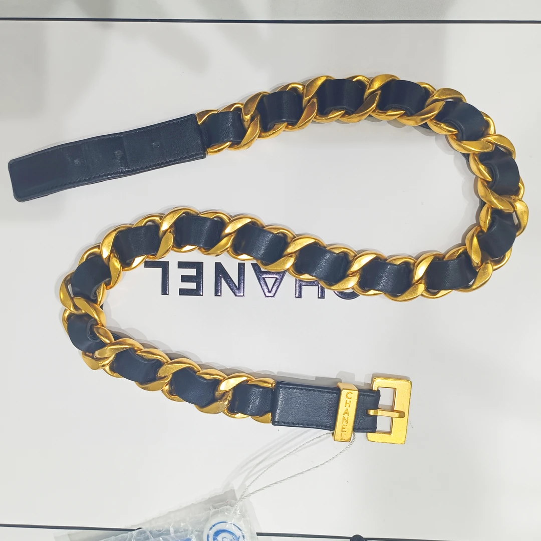 95新 Chanel/香奈儿 Chanel vintage香奈儿中古腰带（66cm)