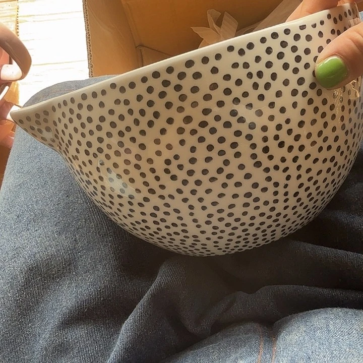 外贸尾单高温陶瓷微瑕波点大导流