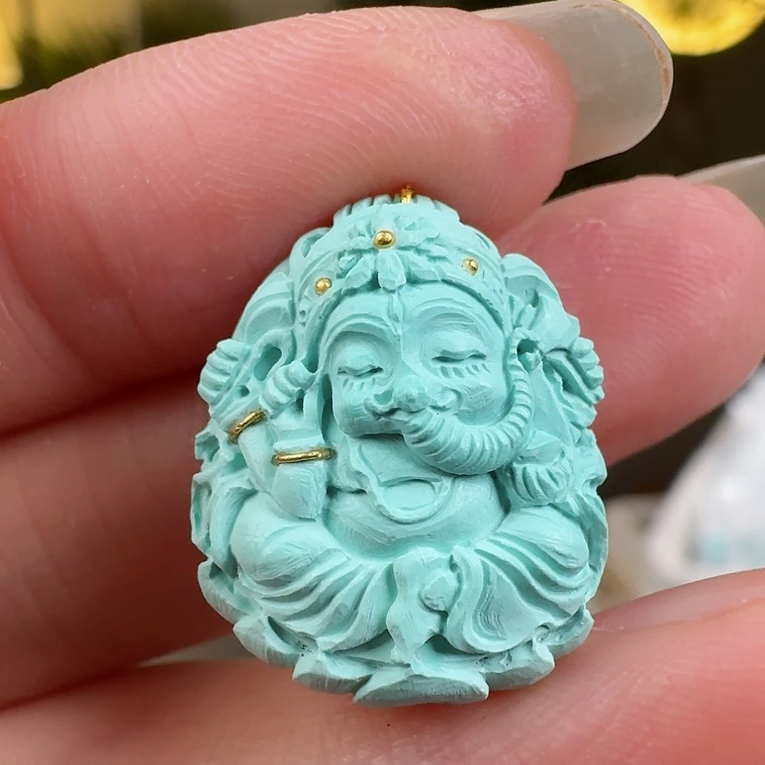 绿松石珠宝奇石未镶嵌