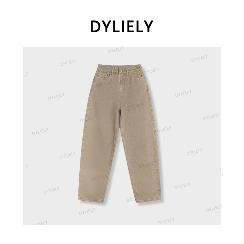 美式复古高定经典直筒百搭时髦潮牌休闲裤K1601