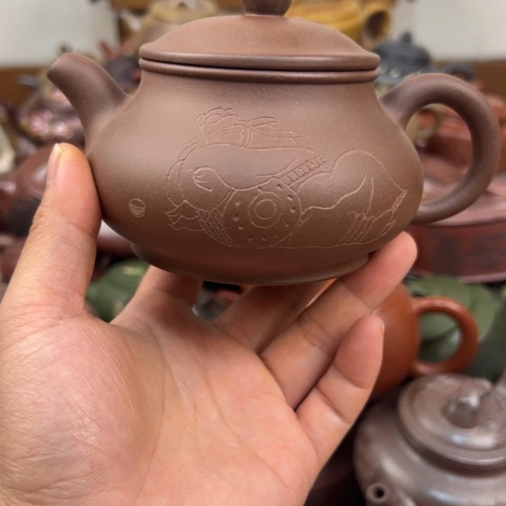 茶壶紫砂紫砂壶炸口