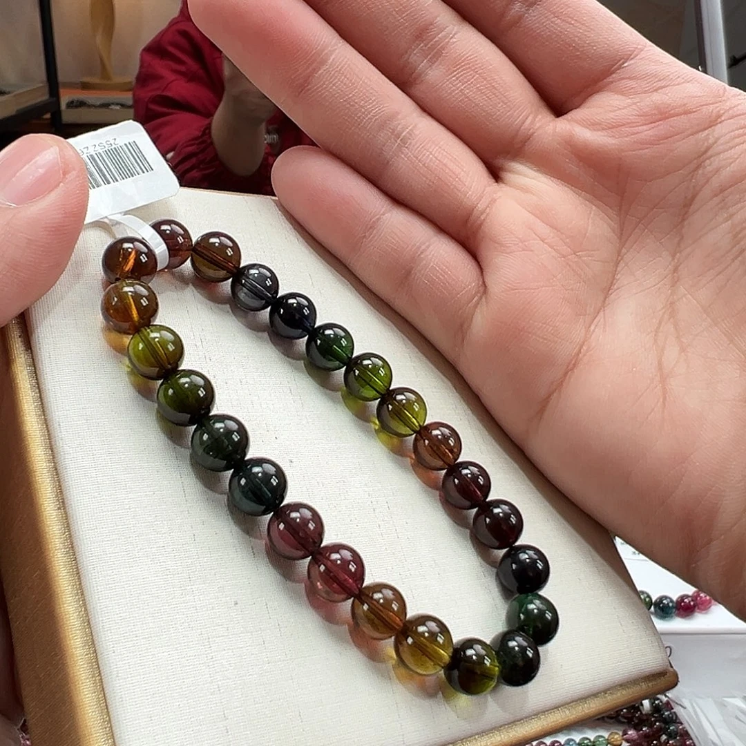 未镶嵌碧玺手串7.5mmmmmmmmmm