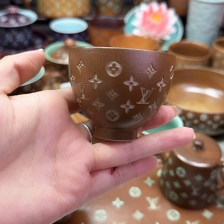 买***木龙泉青瓷手工制作工艺青瓷主人杯