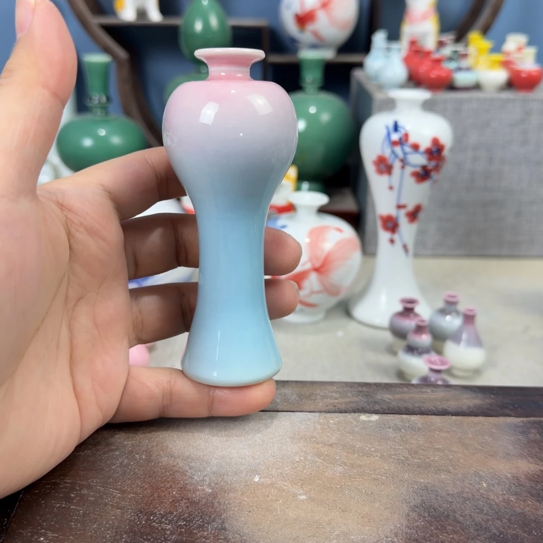 陶瓷手工小花器摆件