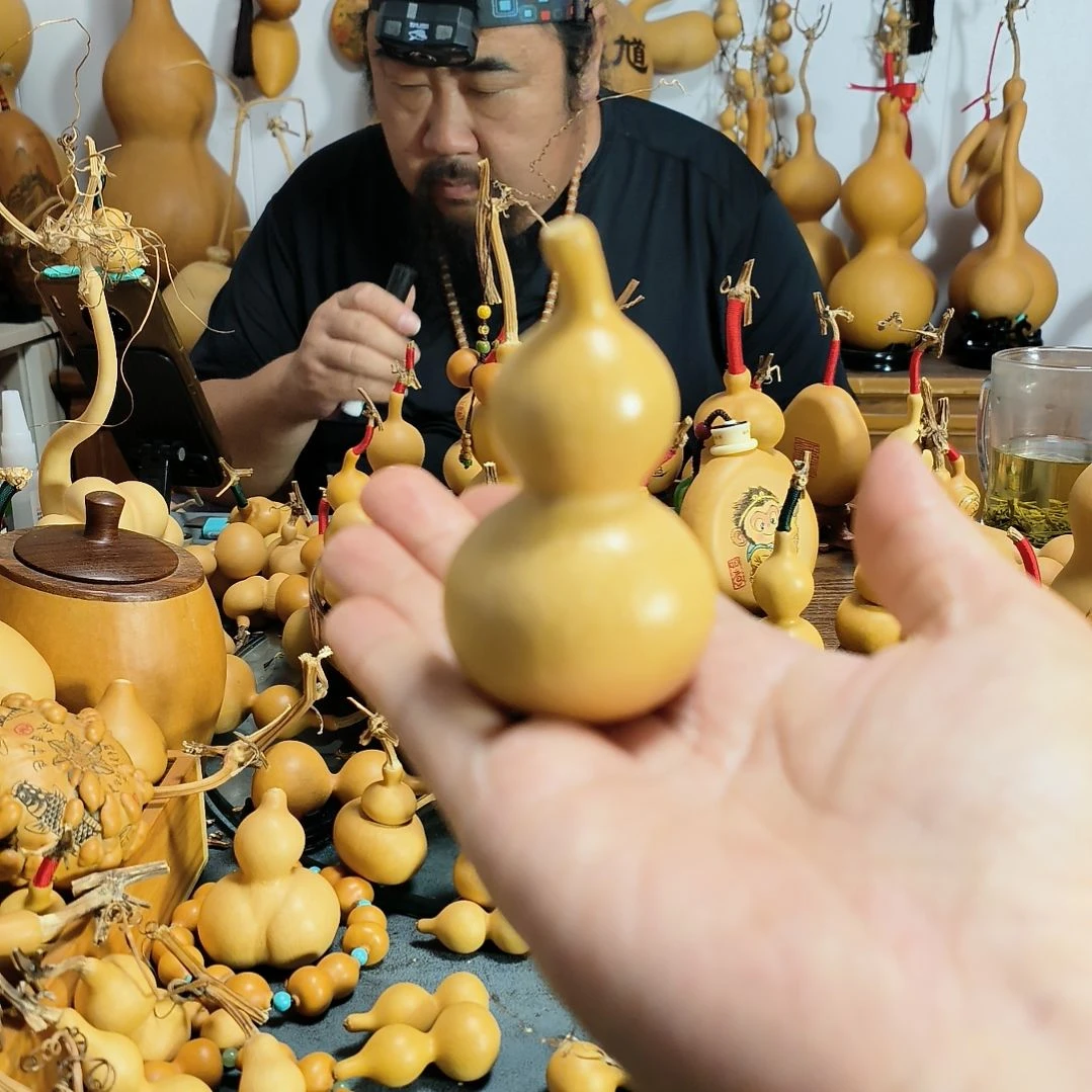 漫***人葫芦福禄双全手把件