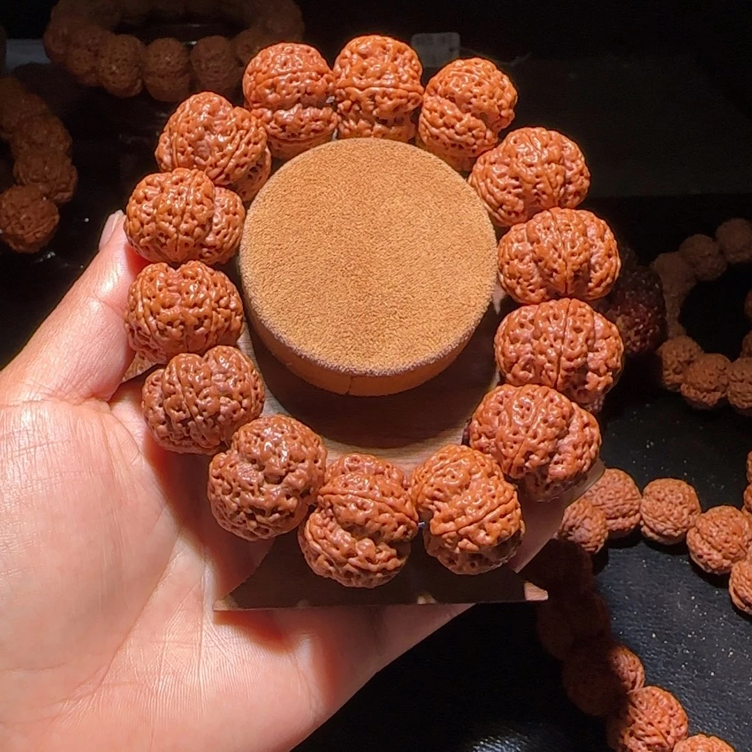 金刚菩提吊坠25帝王花定制矮桩粗筋爆肉大双龙